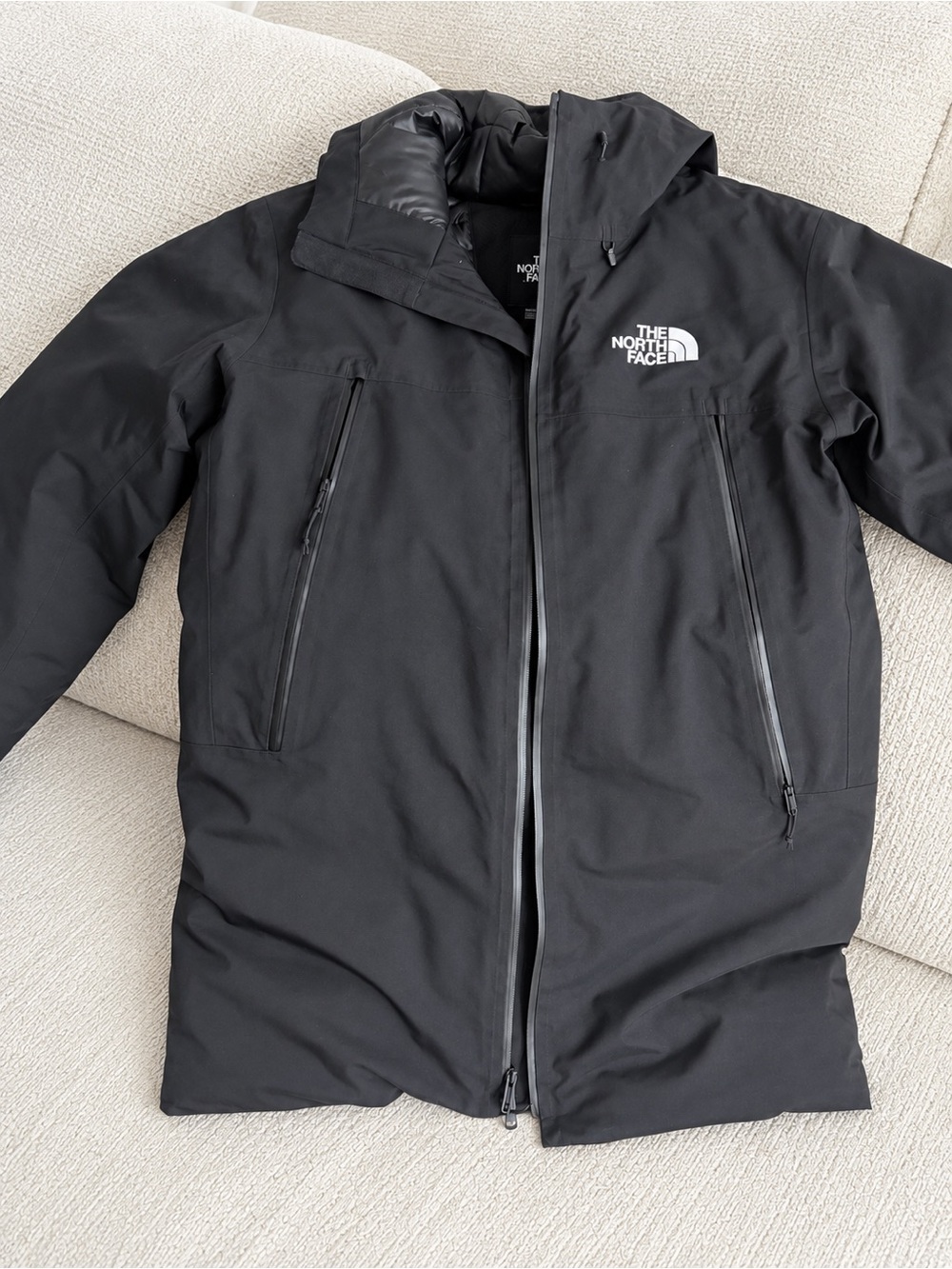 The North Face Black Hooded Puffer Coat